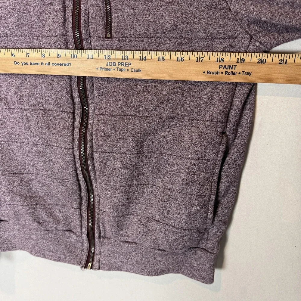 Banana Republic Jacket Mens Small Purple Knit Full Zip Bomber‎ Pockets Casual